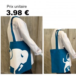 Lot de 25 Tote bag bleu
